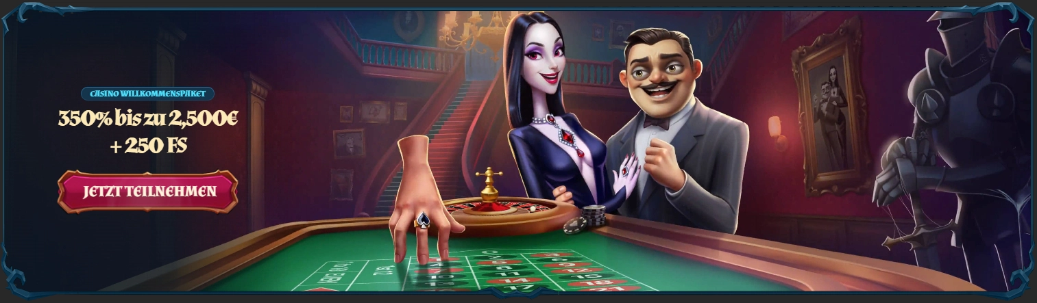 Willkommensbonus für Casinospieler bei FamBet